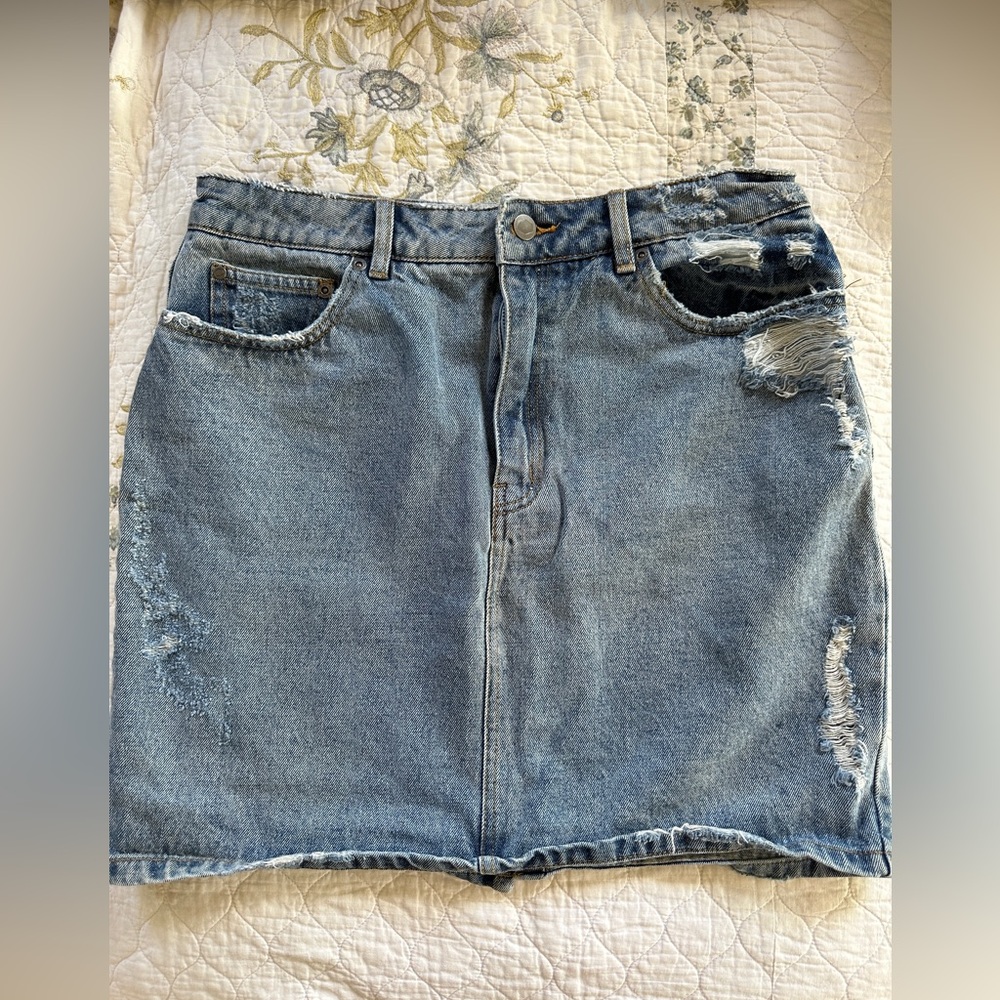 RVCA Denim Jean Skirt